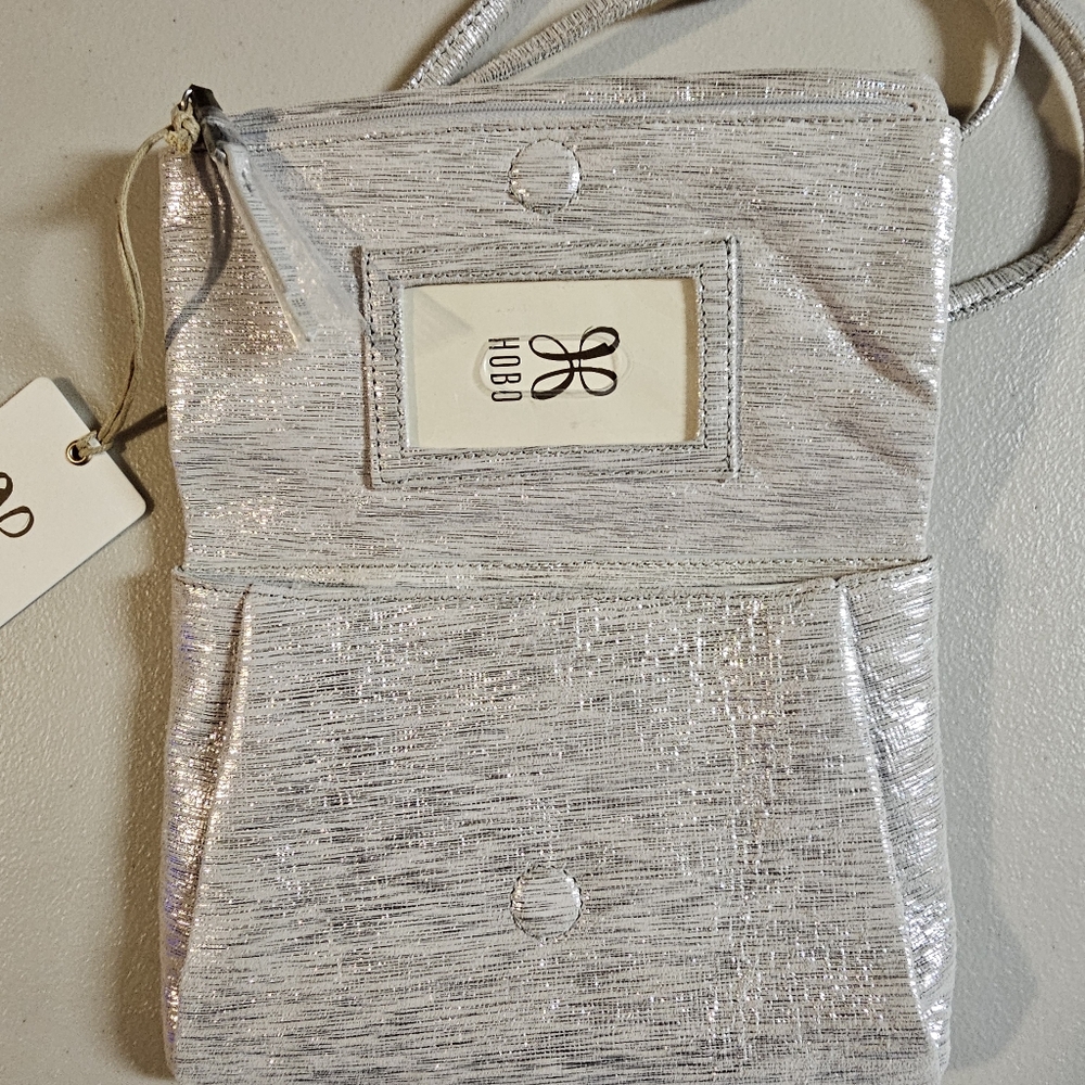 HOBO Silver Crossbody Bag - Picture 3 of 12